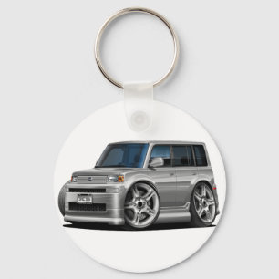 Silbernes Auto des Scions-XB Schlüsselanhänger