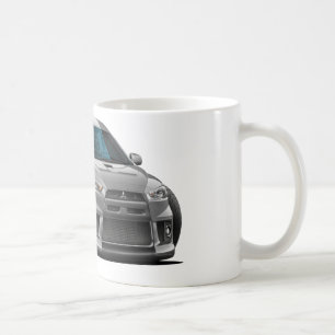 Silbernes Auto Mitsubishis Tasse