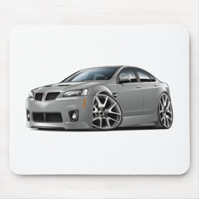 Silbernes Auto Pontiacs G8 GXP Mousepad (Vorne)