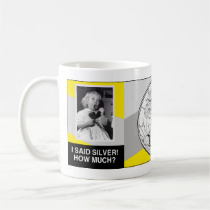 Silbernes Baby Tasse
