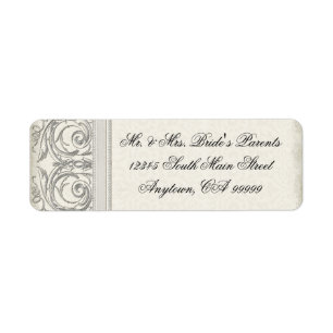 Silbernes Blick-Strudel-Herz-elegante