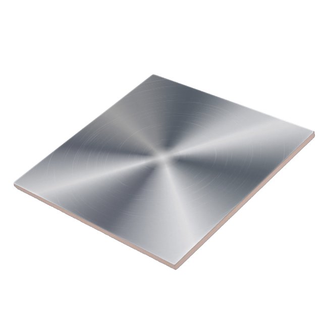 Silbernes glänzendes Metallic-Design Edelstahl-Loo Fliese (Seite)
