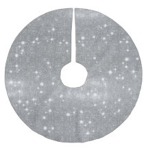 Silbernes Glitzer-Schein-Metallmetallischer Blick