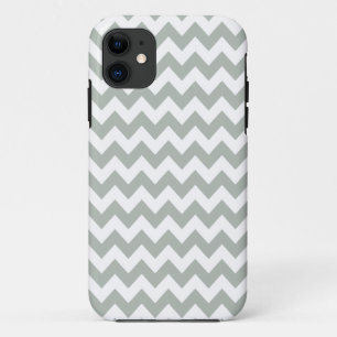 Silbernes Grau Zickzack iPhone 5/5S Fall 11 Hülle