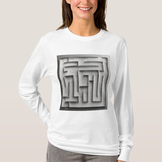 Silbernes Labyrinth T-Shirt (Vorderseite)