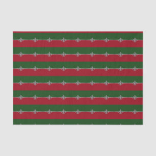 Silbernes Lilien-Weihnachten Seidenpapier