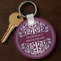 Silbernes Mauve-Schwert Brautjungfer Königliches H