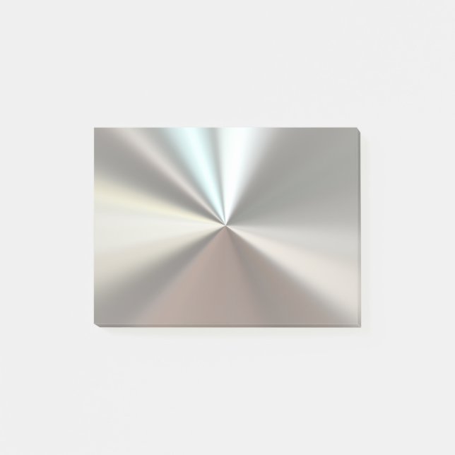 Silbernes metallisches post-it klebezettel (Vorderseite)