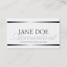 Silbernes metallisches Skript Buchhalter CPAs