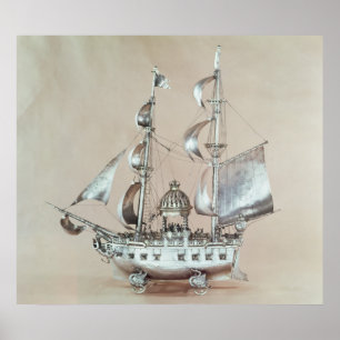 Silbernes Nef Poster