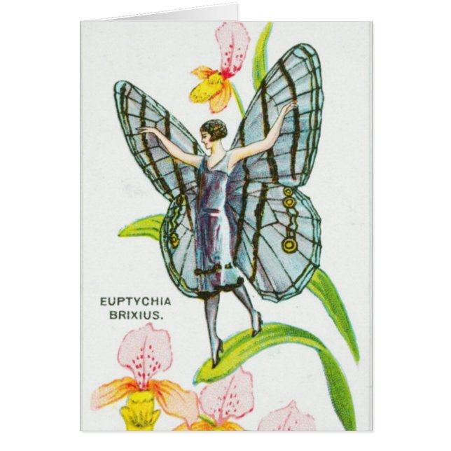 Silbernes Schmetterlings-Mädchen (Vorne)