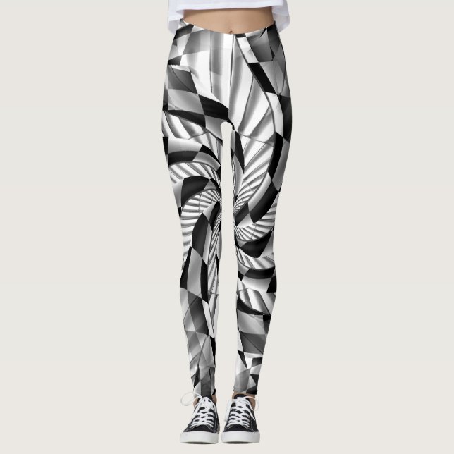 Silbernes Segeln… Leggings (Vorderseite)