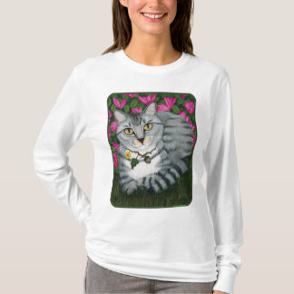 Silbernes T-Shirt