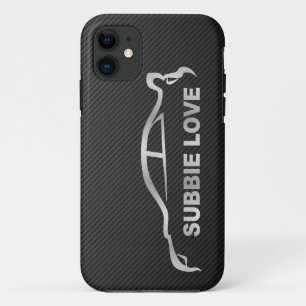 Silbernes WTI-Silhouette-Logo Case-Mate iPhone Hülle
