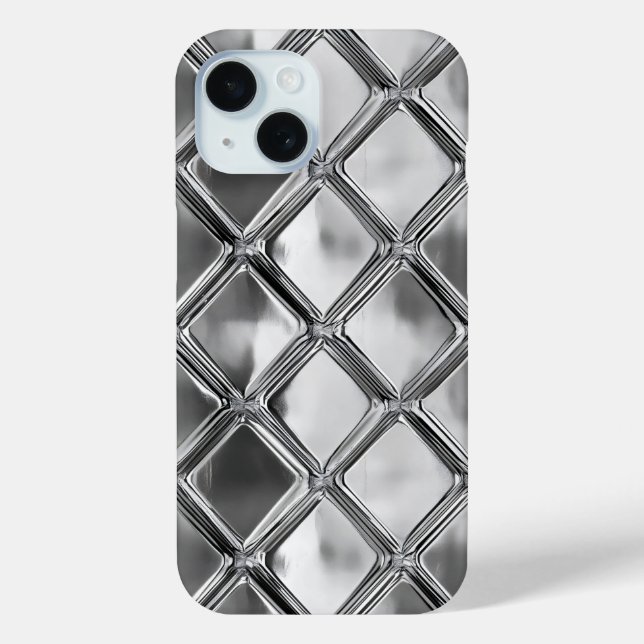 Silberplatten Muster Case-Mate iPhone Hülle (Rückseite)