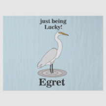 Silberreiher Glücksvogel