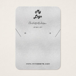 Silberringen Schmuckkarte für Foto
