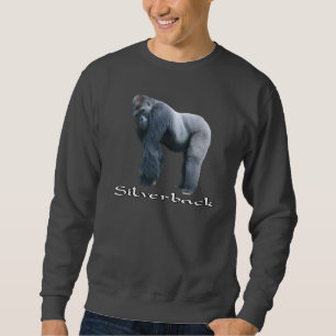 Silberrücken-Gorilla-Sweatshirt Sweatshirt