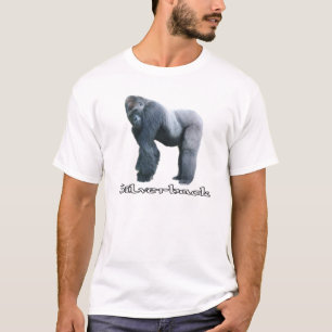 Silberrücken-Gorilla-T-Shirt T-Shirt