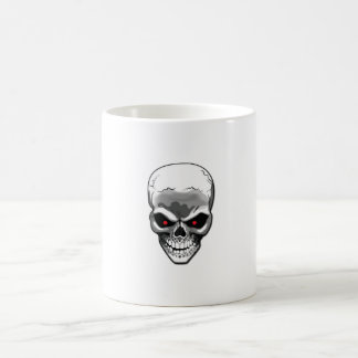 Silberschädel Kaffeetasse