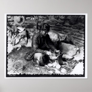 Silberschmied am Arbeitsplatz, c.1914 Poster