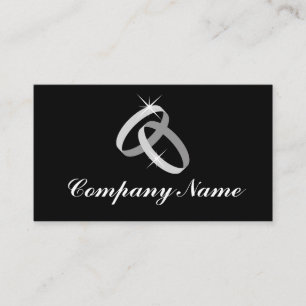 Silberschmuck Ringe Logo Geschäftskarten Vorlage Visitenkarte