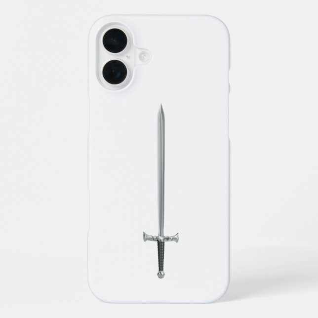 Silberschwert iPhone Hülle (Rückseite)