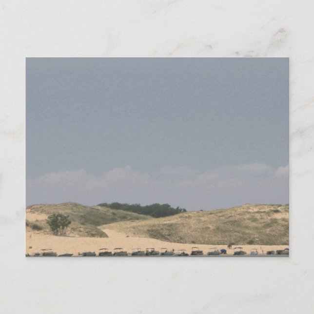 Silbersee, Michigan Postkarte (Vorderseite)