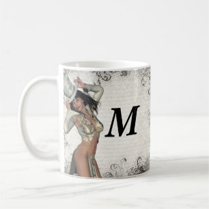 Silbershowgirl Kaffeetasse