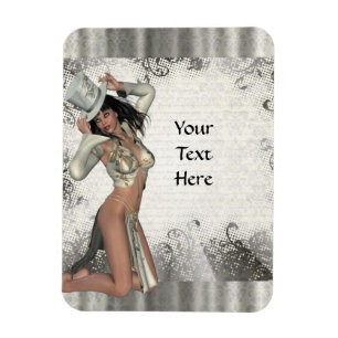 Silbershowgirl Magnet