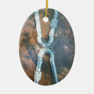 Silberstar der Unendlichkeit Keramik Ornament