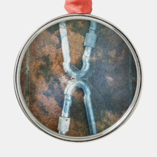 Silberstar der Unendlichkeit Ornament Aus Metall