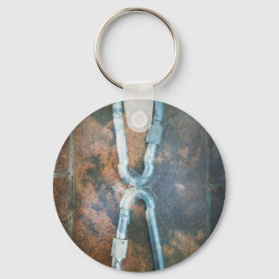 Silberstar der Unendlichkeit Schlüsselanhänger