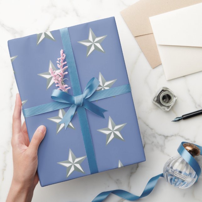 Silberstars Geschenkpapier (Schenken)