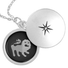 Silberverschraubtes Nekklace - Löwenhoroskop