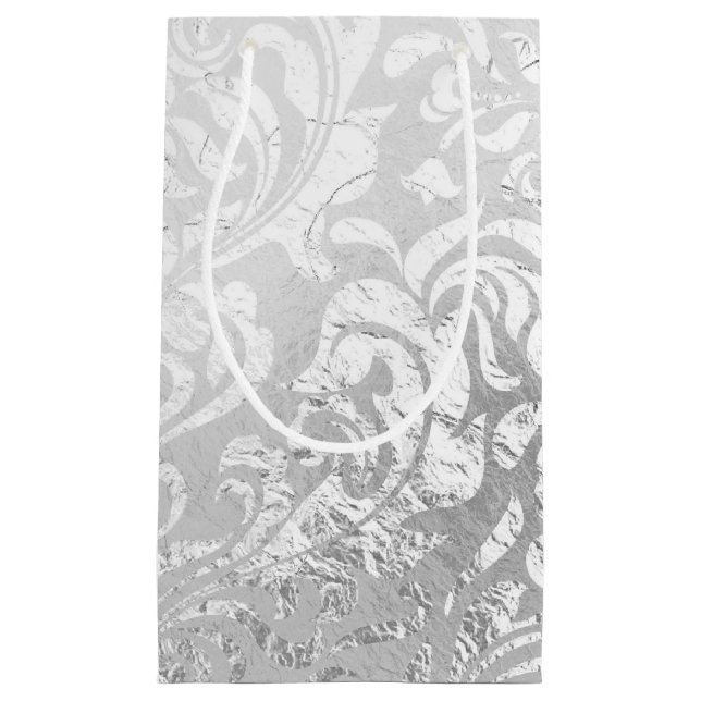 Silberwirbelbeutel Kleine Geschenktüte (Vorderseite)