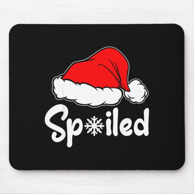 Siled Broke Santa Hat Christmas Matching Pajamas  Mousepad (Vorne)