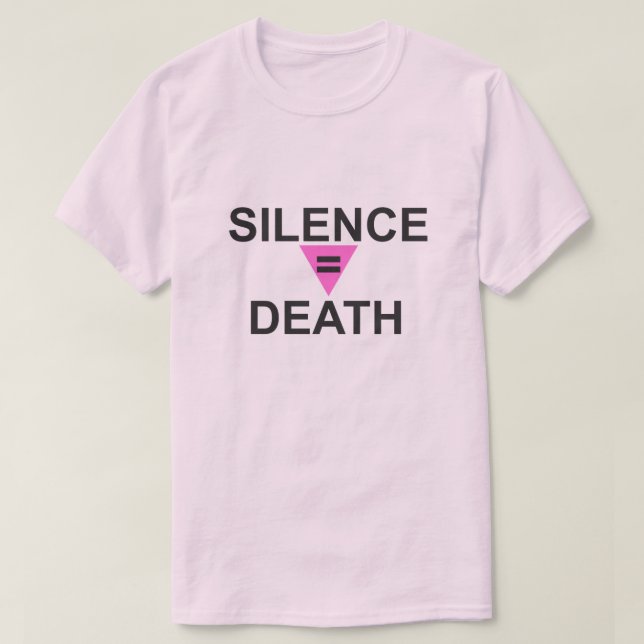 SILENCE EQUALS TOD T-Shirt (Design vorne)