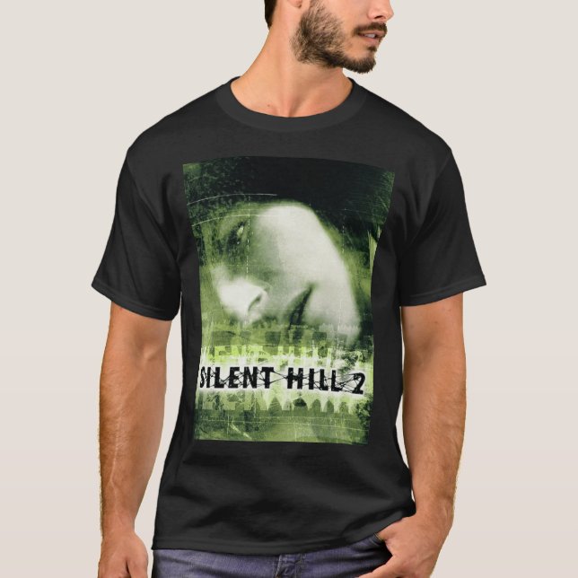 Silence Hill Grüne Geschenk lustig T-Shirt (Vorderseite)