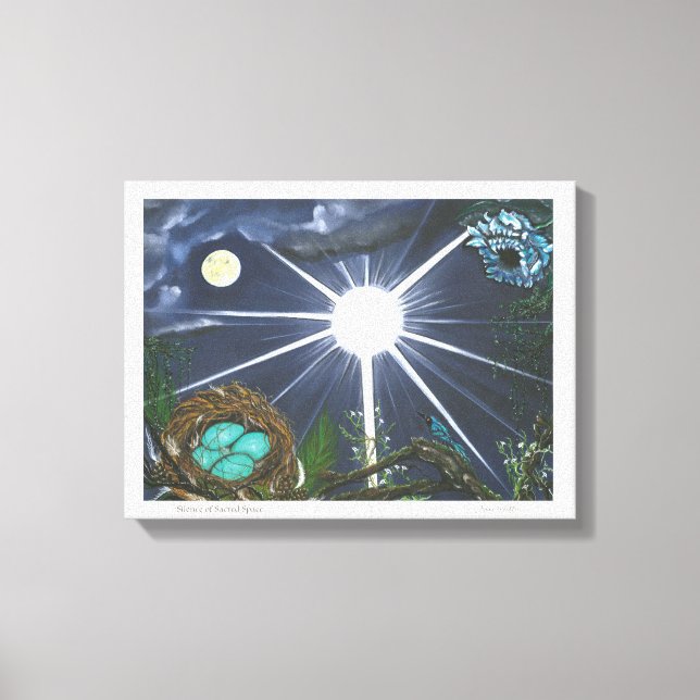 Silence of Sacred Space Leinwanddruck (Vorderseite)