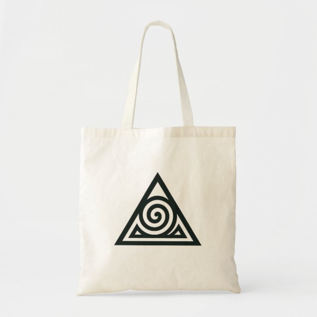 Silence Spiral Tote Bag Tragetasche (Vorne)