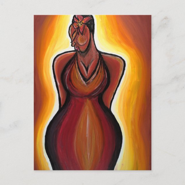 Silent Beauty Postcard Postkarte (Vorderseite)