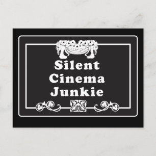 Silent Cinema Junkie Postkarte