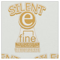 Silent E English Language Phonics Rule