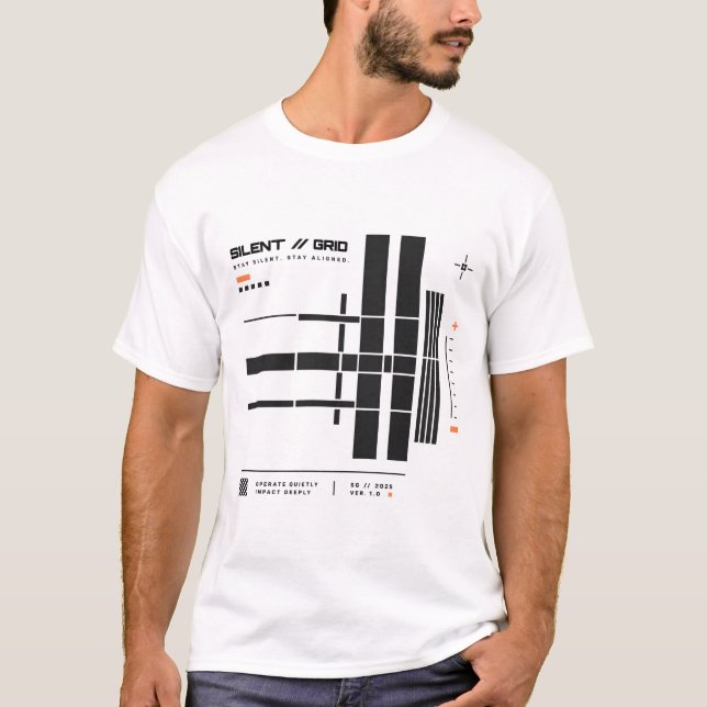 Silent Grid | Leise Signal Division T-Shirt (Vorderseite)