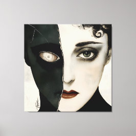 Silent Hell - Dark Art Stretched Canvas Print Leinwanddruck