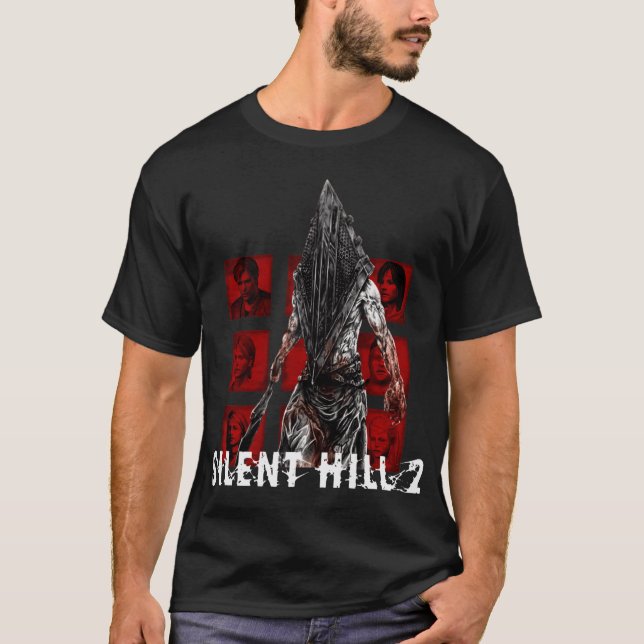 Silent Hill 2 Sammlungriblend Vintage-Junge T-Shirt (Vorderseite)