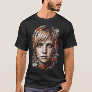 Silent Hill 3 Heather Mason Denim-Weste Schmetterl T-Shirt