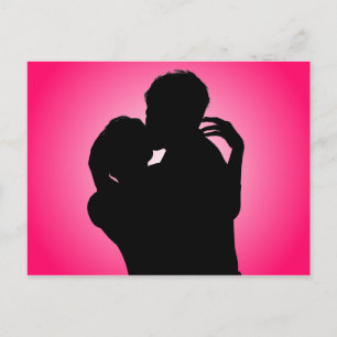Silent Kiss Postkarte