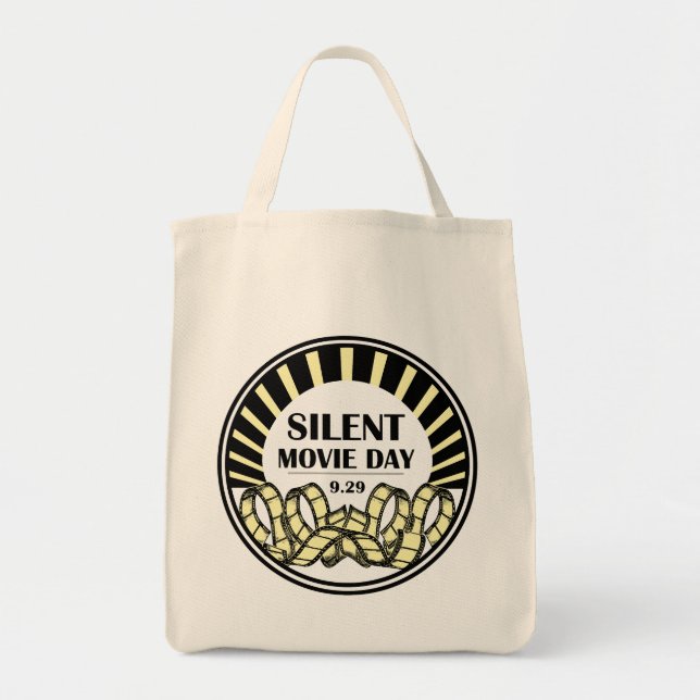 Silent Movie Day Tote Bag Tragetasche (Vorne)